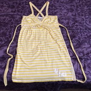 DKNY yellow summer dress. Size XS